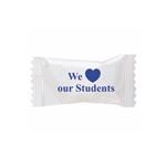 WLOS Mints With We Love Our Students Wrapper